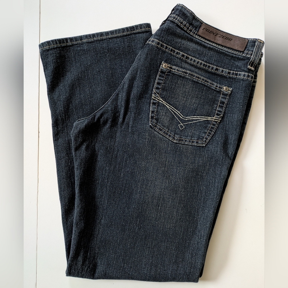 Point Zero Men's Jeans Blue Denim Sz. 33 Casual Pants